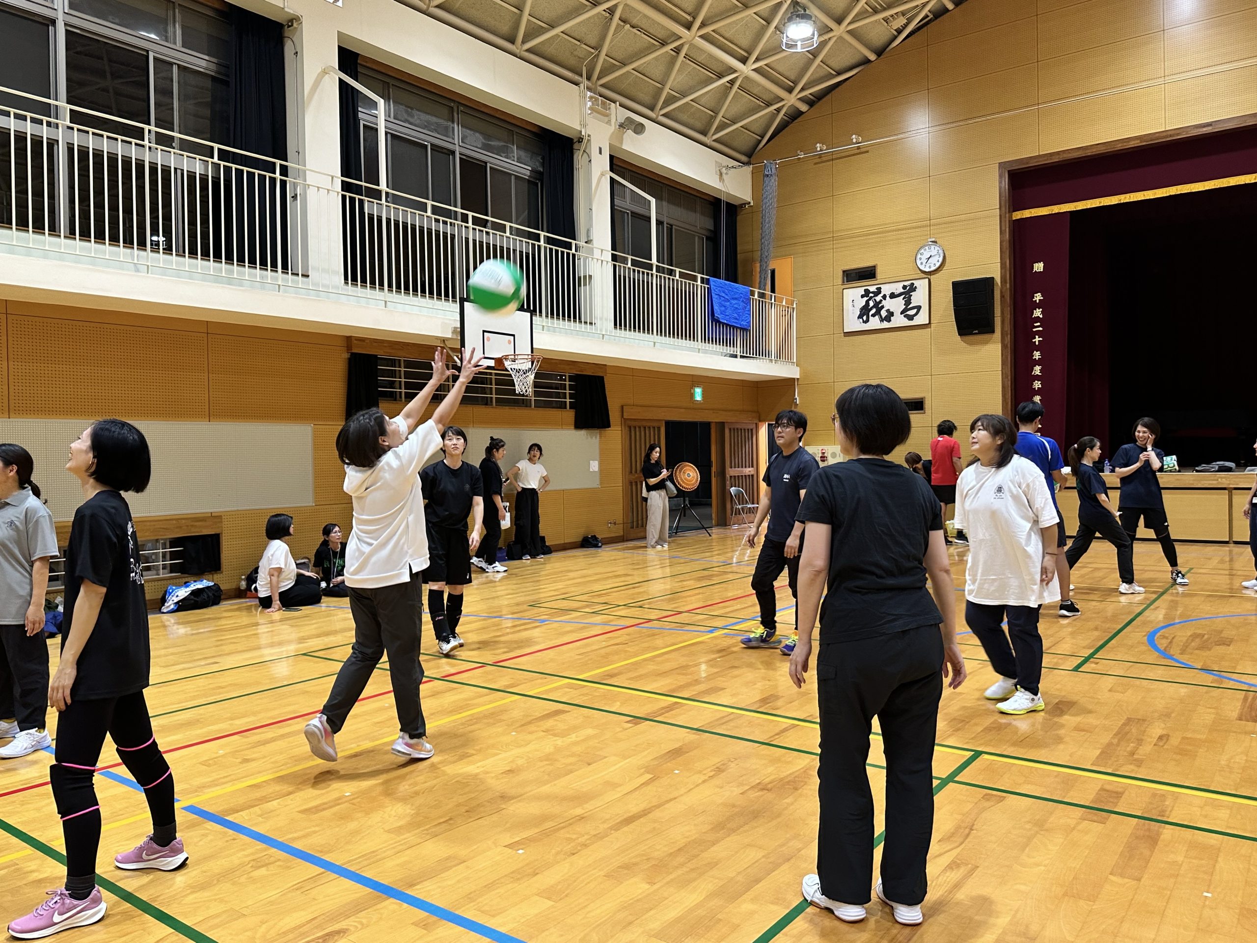 ２－２四附属親睦交流会 ビーチボールバレー合同練習④