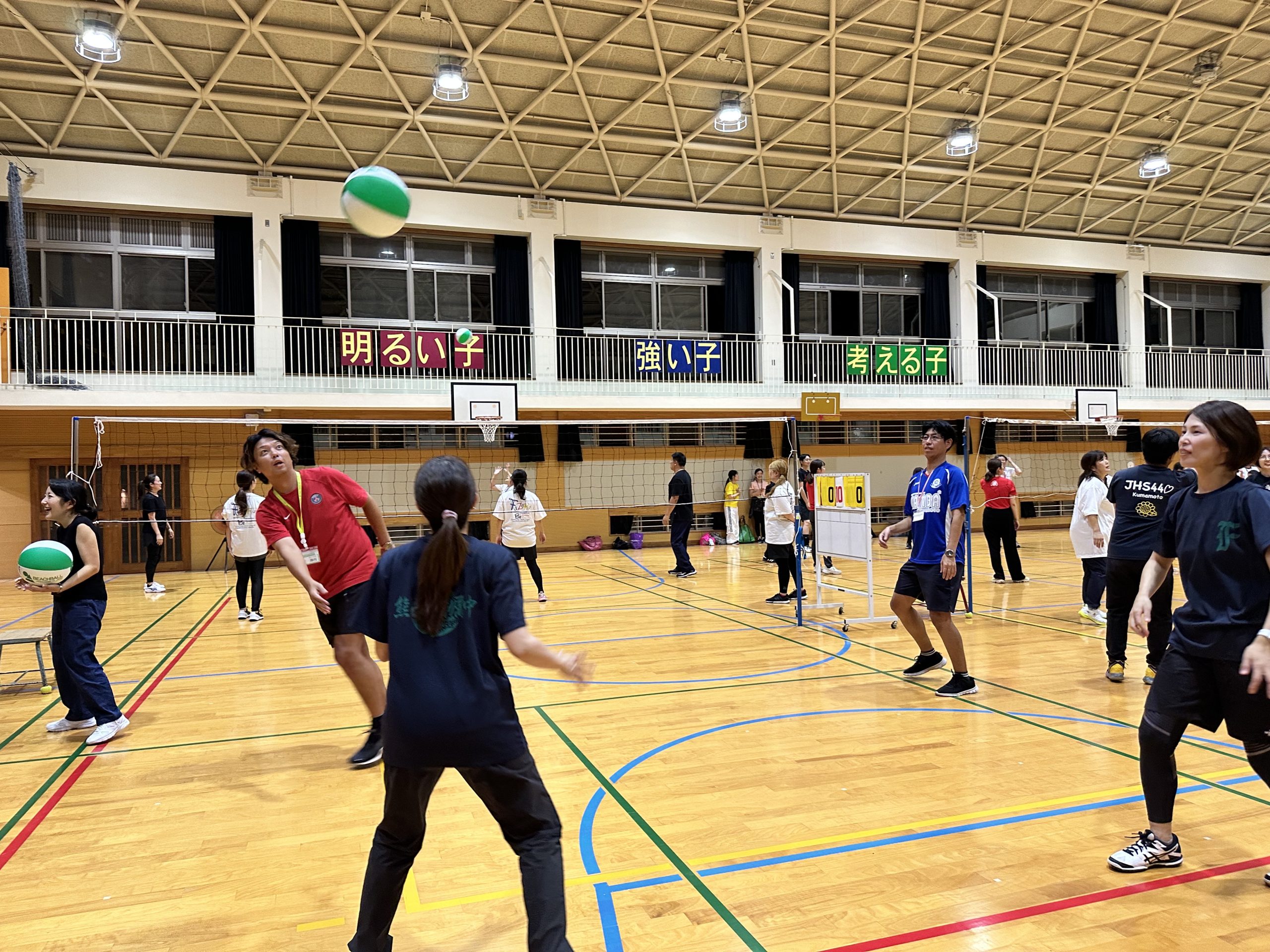 ２－２四附属親睦交流会 ビーチボールバレー合同練習⑥