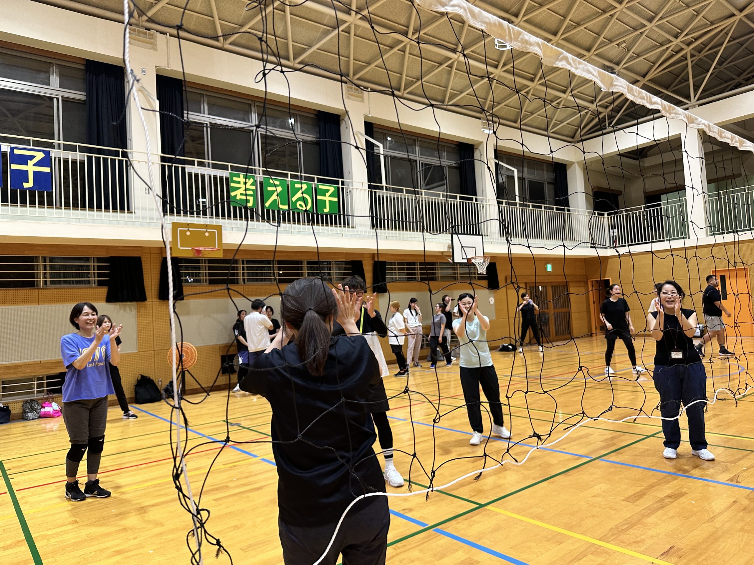 ２－２四附属親睦交流会 ビーチボールバレー合同練習⑨