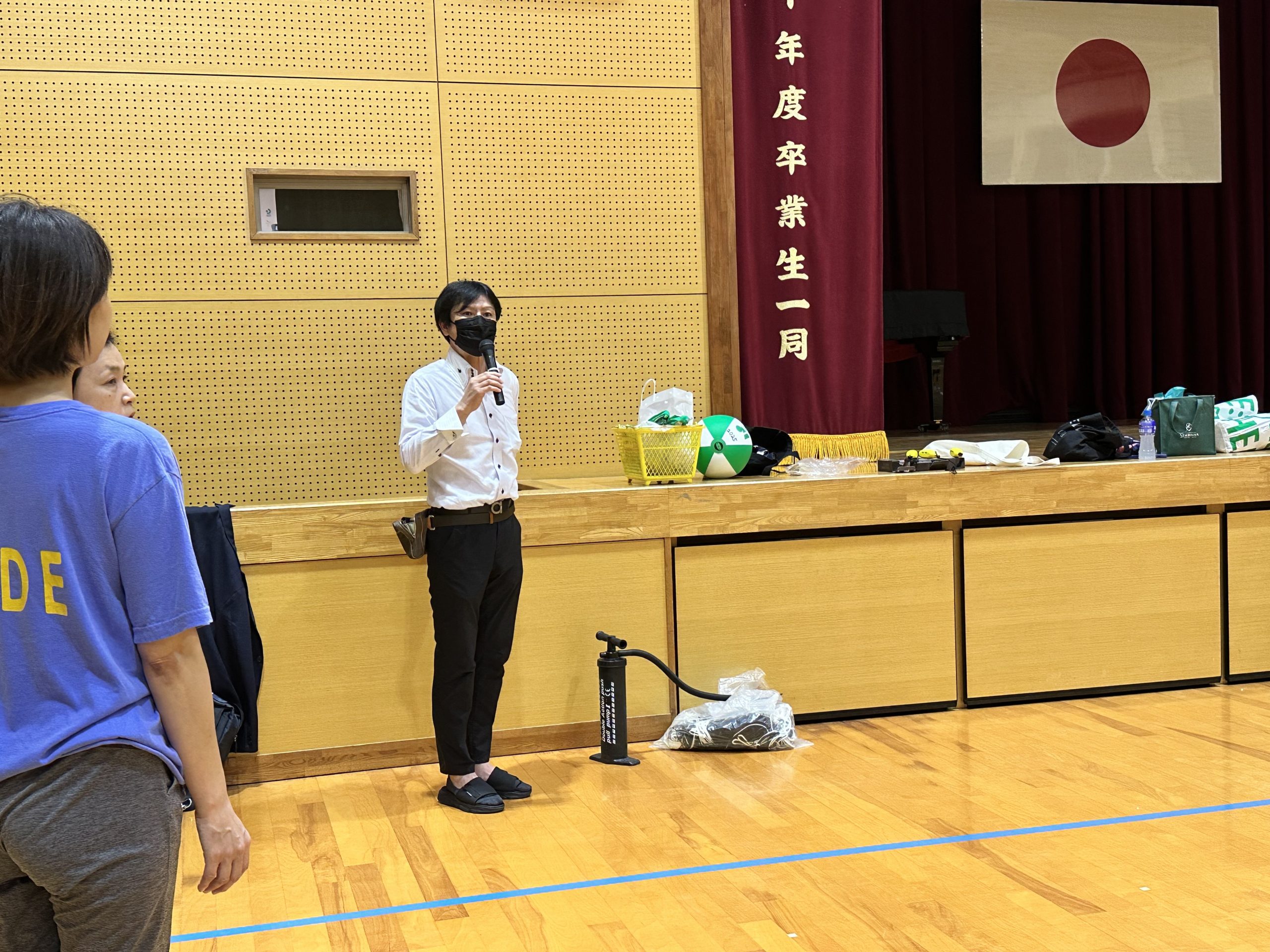 ２－２四附属親睦交流会 ビーチボールバレー合同練習③